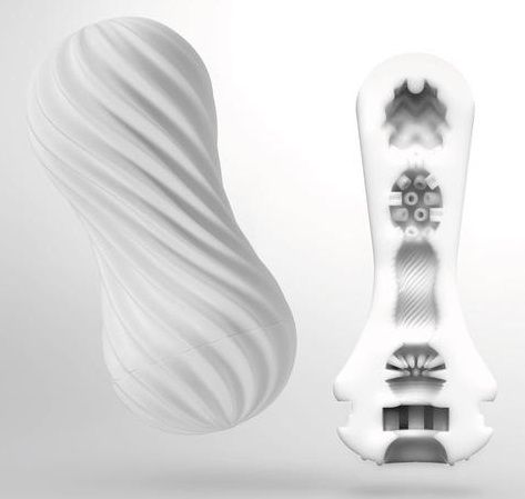 Мастурбатор FLEX Silky White с мягким рельефом - Tenga - в Сочи купить с доставкой