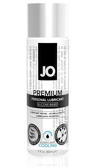 Охлаждающий лубрикант на силиконовой основе JO Personal Premium Lubricant Cooling - 60 мл. - System JO - купить с доставкой в Сочи