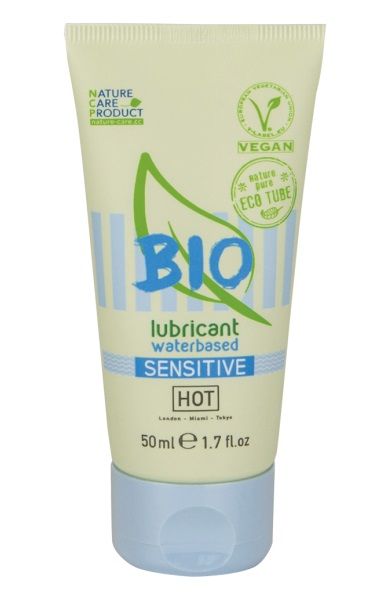 Органический лубрикант для чувствительной кожи Bio Sensitive - 50 мл. - HOT - купить с доставкой в Сочи