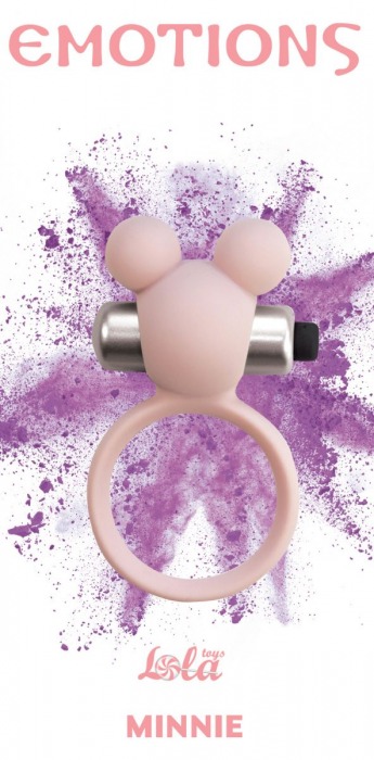 Розовое эрекционное виброколечко Emotions Minnie Light pink - Lola Games - в Сочи купить с доставкой