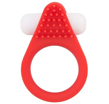 Красное эрекционное кольцо LIT-UP SILICONE STIMU RING 1 RED - Dream Toys - в Сочи купить с доставкой
