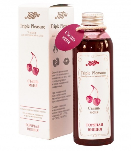 Эликсир Triple Pleasure  Горячая вишня  - 130 гр. - JULEJU - купить с доставкой в Сочи