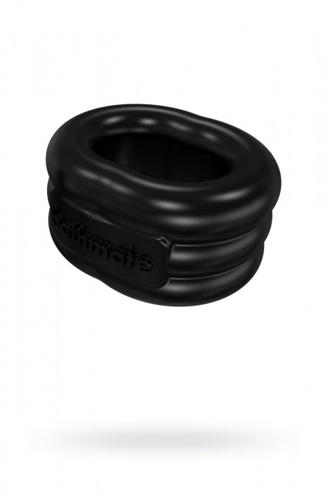 Чёрное эрекционное виброкольцо Stretch - Bathmate - в Сочи купить с доставкой