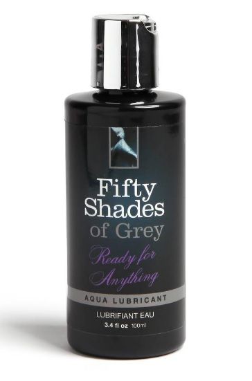 Лубрикант на водной основе Ready for Anything Aqua Lubricant - 100 мл. - Fifty Shades of Grey - купить с доставкой в Сочи