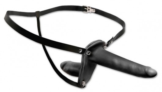 Женский страпон с вагинальной пробкой Double Penetrix Strap-on - 15 см. - Pipedream - купить с доставкой в Сочи