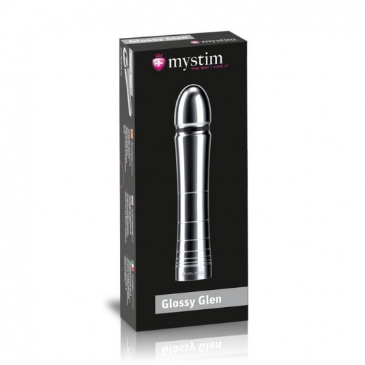 Фаллоимитатор для электростимуляции Glossy Glen Dildo - 14 см. - MyStim - купить с доставкой в Сочи