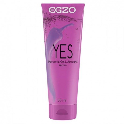 Согревающий лубрикант на водной основе Egzo Yes - 50 мл. - EGZO - купить с доставкой в Сочи