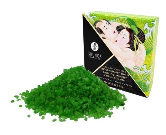 Соль для ванны Bath Salts Lotus Flower с ароматом цветков лотоса - 75 гр. -  - Магазин феромонов в Сочи