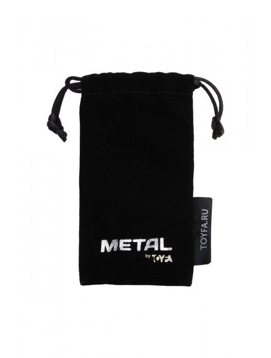 Серебристая анальная пробка с прозрачным кристаллом-сердцем - 8 см. - ToyFa - купить с доставкой в Сочи