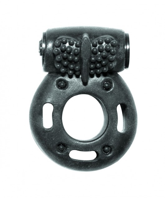 Черное эрекционное кольцо с вибрацией Rings Axle-pin - Lola Games - в Сочи купить с доставкой