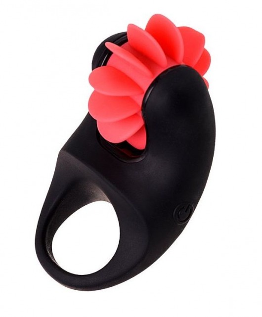 Чёрно-красное эрекционное виброкольцо Erotist - Erotist Adult Toys - в Сочи купить с доставкой