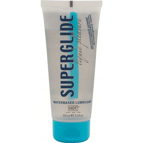 Интимная смазка на водной основе Superglide - 100 мл. - HOT - купить с доставкой в Сочи