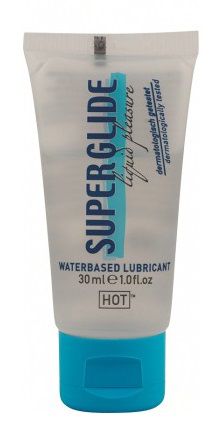 Гель-смазка на водной основе для чувствительной кожи Superglide - 30 мл. - HOT - купить с доставкой в Сочи
