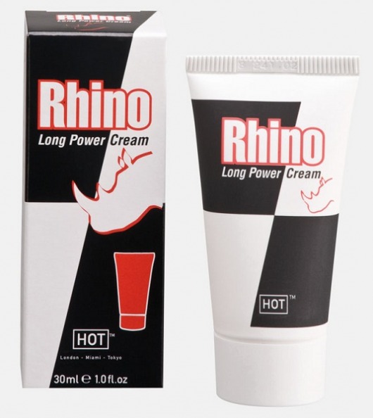 Крем-пролонгатор для мужчин Rhino - 30 мл. - HOT - купить с доставкой в Сочи