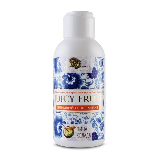 Интимный гель на водной основе JUICY FRUIT с ароматом пина колада - 100 мл. - БиоМед - купить с доставкой в Сочи
