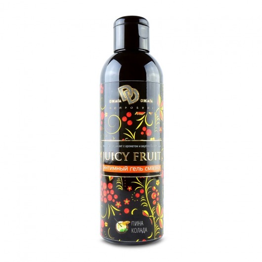 Интимный гель на водной основе JUICY FRUIT с ароматом пина колада - 200 мл. - БиоМед - купить с доставкой в Сочи