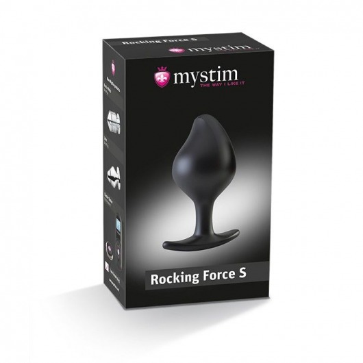 Анальная пробка Rocking Force S для электростимуляции - 9,5 см. - MyStim - купить с доставкой в Сочи