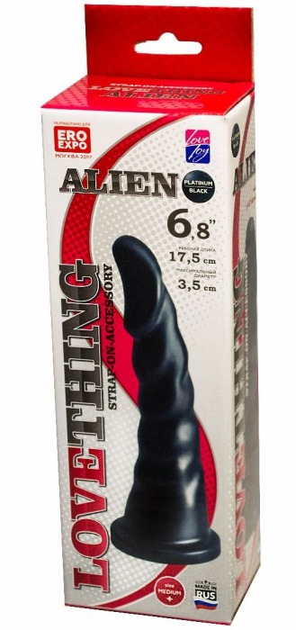 Насадка для трусиков харнесс Alien - 17,5 см. - LOVETOY (А-Полимер) - купить с доставкой в Сочи
