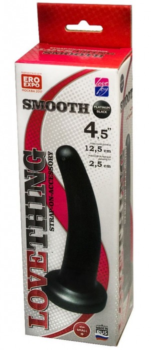 Анальная насадка Smooth - 12,5 см. - LOVETOY (А-Полимер) - купить с доставкой в Сочи