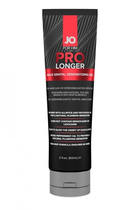 Гель-пролонгатор умеренного действия для мужчин JO Prolonger Gel – 60 мл. - System JO - купить с доставкой в Сочи