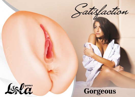 Мастурбатор с 2 тоннелями Satisfaction Gorgeous - Lola Games - в Сочи купить с доставкой