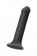 Черный фаллос на присоске Silicone Bendable Dildo XL - 20 см. - Strap-on-me - купить с доставкой в Сочи