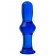 Голубая стеклянная анальная втулка - 12 см. - Sexus в Сочи Голубая стеклянная анальная втулка - 12 см. - Sexus