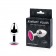 Серебристая анальная пробка с малиновым кристаллом - 7,2 см. - Anal Jewelry Plug - купить с доставкой в Сочи