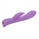 Фиолетовый вибромассажер-кролик 5  Silicone Ripple Passion - 19,1 см. - Erokay