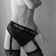 Черные трусики для насадок Diva Lingerie Harness - size L - Strap-on-me - купить с доставкой в Сочи