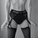 Черные трусики для насадок Diva Lingerie Harness - size L - Strap-on-me - купить с доставкой в Сочи