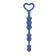 Синие анальные бусы LIA LOVE BEADS - 17,8 см. - California Exotic Novelties