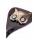 Чёрный стек с совой на кожаном наконечнике - 24 см. - ToyFa - купить с доставкой в Сочи