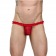Мужские красные трусы-тонги на кружевном поясе - La Blinque купить с доставкой Мужские красные трусы-тонги на кружевном поясе - La Blinque купить с доставкой