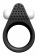 Чёрное эрекционное кольцо LIT-UP SILICONE STIMU RING 1 BLACK - Dream Toys - в Сочи купить с доставкой Чёрное эрекционное кольцо LIT-UP SILICONE STIMU RING 1 BLACK - Dream Toys - в Сочи купить с доставкой